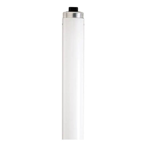 Satco S6674-TF, 7' T12 Fluorescent, 100W, 4200K Cool White, 7550 Lumens, Recessed Double Contact HO/VHO Base, Shatter Proof, Frost Finish
