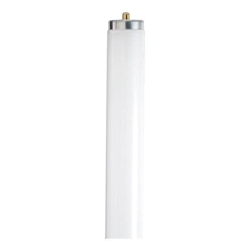 Satco S6661-TF, 5' T12 Fluorescent, 50W, 4200K Cool White, 3700 Lumens, Single Pin Base, Shatter Proof, Frost Finish
