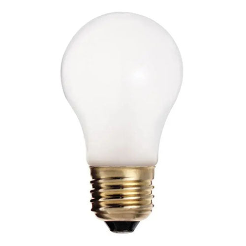 Satco S8525, A15 Incandescent, 40W, 130V, 2700K Warm White, 280 Lumens, Medium E26 Base, Frost Finish, 30 Packs