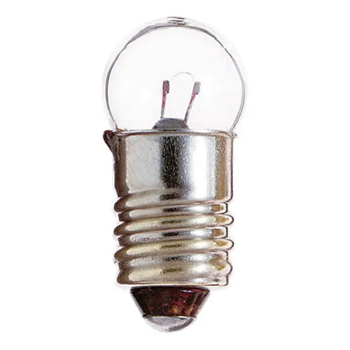Satco S6931, G3 1/2 Miniature, 0.74W, 2.47V, 1 Lumens, Miniature Screw Base, Clear Finish, 10 Packs