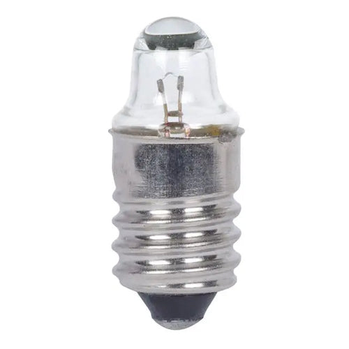 Satco S7098, TL-3 Miniature, 0.63W, 2.33V, Miniature Screw Base, Clear Finish, 10 Packs