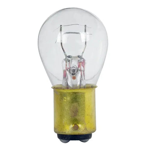 Satco S7048, S8 Miniature, 16.8W, 6.4V, 21 Lumens, Bayonet Double Contact Base, Clear Finish, 10 Packs