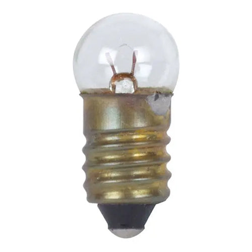 Satco S7060, G3 1/2 Miniature, 0.13W, 1.3V, Miniature Screw Base, Clear Finish, 10 Packs