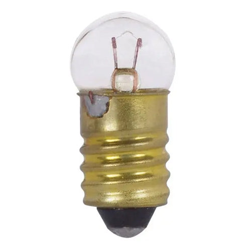 Satco S7096, G3 1/2 Miniature, 0.63W, 2.33V, Miniature Screw Base, Clear Finish, 10 Packs