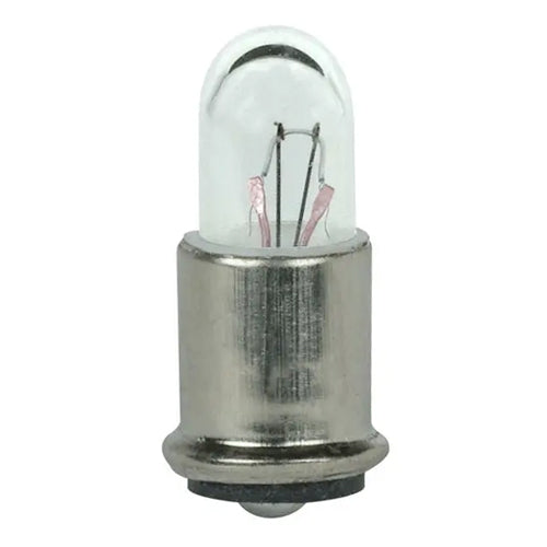 Satco S7125, T1 3/4 Miniature, 1.26W, 6.3V, Mini Flange Base, Clear Finish, 10 Packs