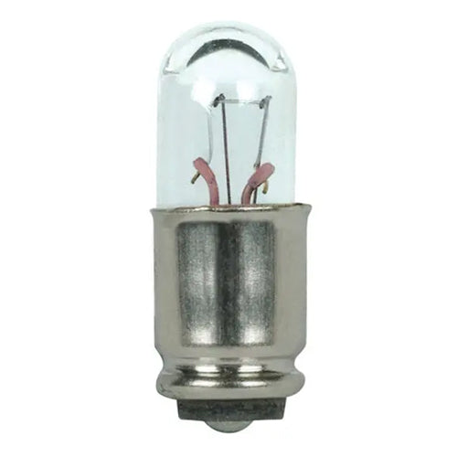 Satco S7128, T1 3/4 Miniature, 1.12W, 14V, Midget Grooved Base, Clear Finish, 10 Packs