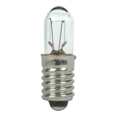 Satco S7130, T1 3/4 Miniature, 1.12W, 28V, Miniature Screw Base, Clear Finish, 10 Packs
