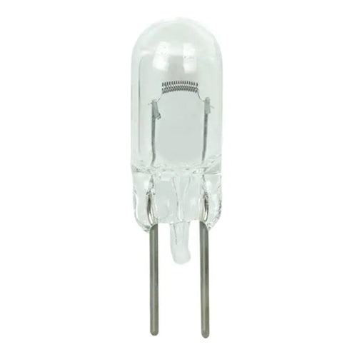 Satco S7153, T3 Miniature, 10W, 6V, 200 Lumens, Bi Pin G4 Base, Clear Finish