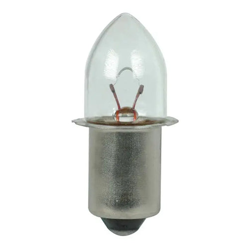 Satco S7167, B3 1/2 Miniature, 3.96W, 7.2V, Single Contact Mini Flange Base, Clear Finish, 10 Packs