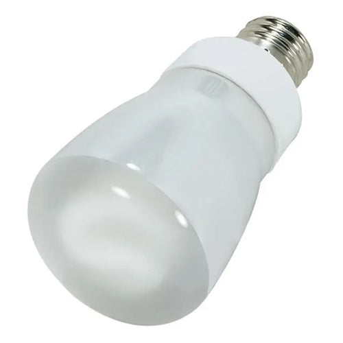 Satco S7258-TF, R20 Compact Fluorescent, 5W, 120V, 4100K Cool White, 260 Lumens, Medium E26 Base, Shatter Proof, Frost Finish