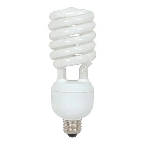 Satco S7336-TF, T4 Hi-Pro Spiral Compact Fluorescent, 40W, 120V, 5000K Natural Light, 2600 Lumens, Medium E26 Base, Shatter Proof, White Finish