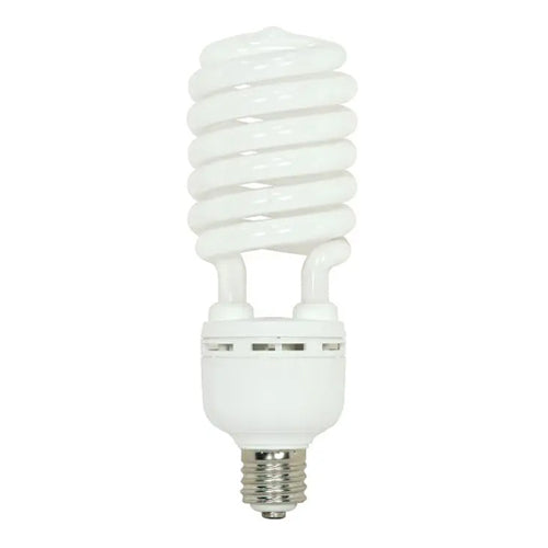 Satco S7443, T5 Compact Fluorescent, 105W, 120V, 6500K Daylight, 7000 Lumens, Mogul E39 Base, White Finish
