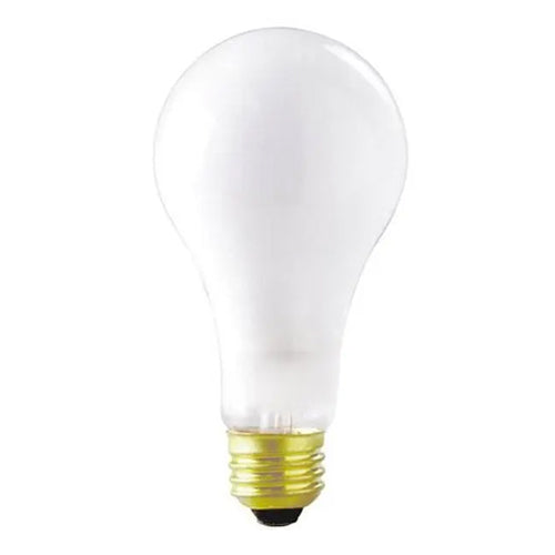 Satco S7800, A21 Incandescent, 250W, 120V, 3400K Neutral White, 8700 Lumens, Medium E26 Base, Frost Finish, 12 Packs