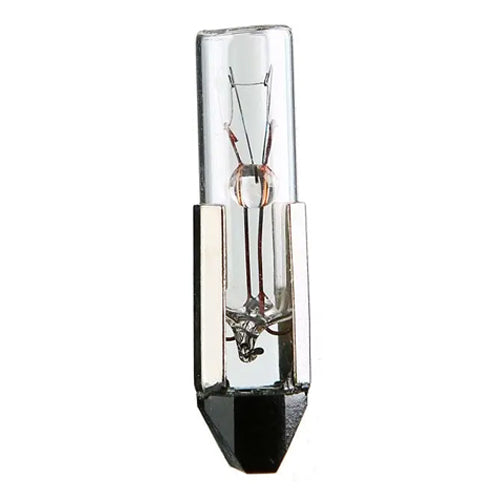 Satco S7836, T2 Miniature, 0.84W, 6V, 550 Lumens, Telephone Slide Base, Clear Finish, 10 Packs