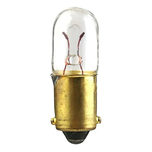 Satco S7825, T3 1/4 Miniature, 1.58W, 6.3V, 1 Lumens, Miniature Bayonet Base, Clear Finish, 10 Packs