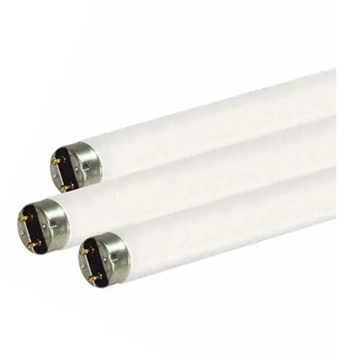Satco S7950, 1.5' T8 Fluorescent, 15W, 6500K Daylight, 750 Lumens, Miniature Bi Pin Base, White Finish, 24 Packs