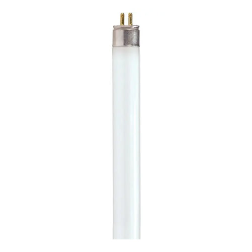 Satco S8145-TF, 4' T5 Fluorescent, 54W, 4100K Cool White, 5000 Lumens, Miniature Bi Pin Base, Shatter Proof, White Finish