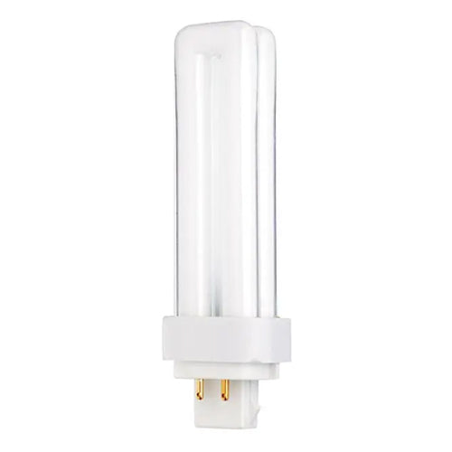 Satco S8332, T4 Pin-Based Compact Fluorescent, 13W, 4100K Cool White, 900 Lumens, G24q-1 (4-Pin) Base, White Finish, 50 Packs