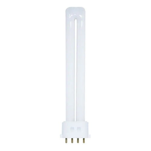 Satco S8368, T4 Pin-Based Compact Fluorescent, 13W, 3500K Neutral White, 800 Lumens, 2GX7 (4-Pin) Base, White Finish, 50 Packs