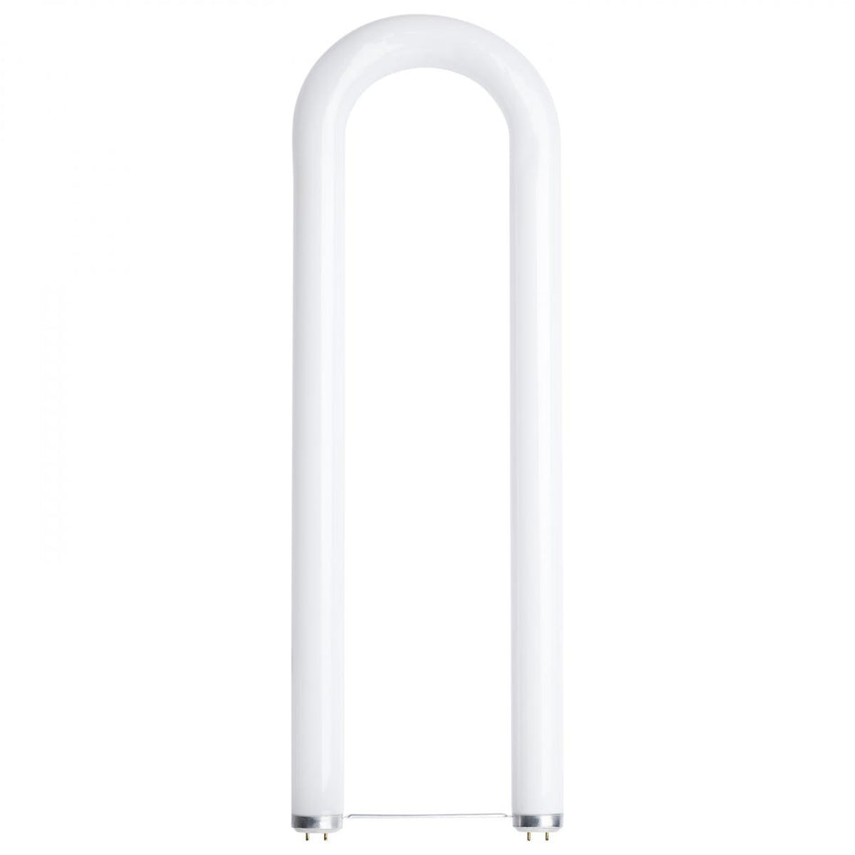 Satco S6593, T12 U-Bend Shatter Proof Fluorescent, 40W, 4200K Cool White, 2600 Lumens, Medium Bi Pin Base, Frost Finish
