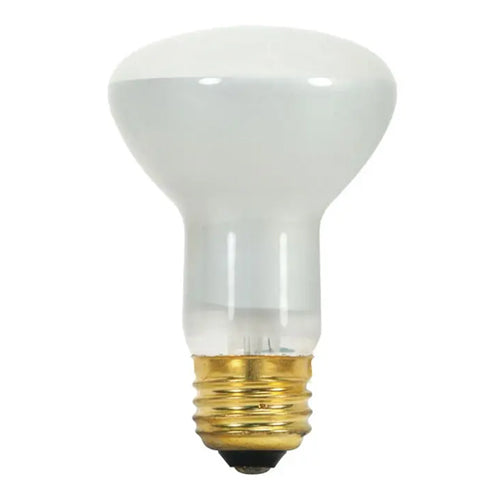 Satco S8519, R20 Incandescent, 45W, 130V, 2700K Warm White, 280 Lumens, Medium E26 Base, Frost Finish, 12 Packs