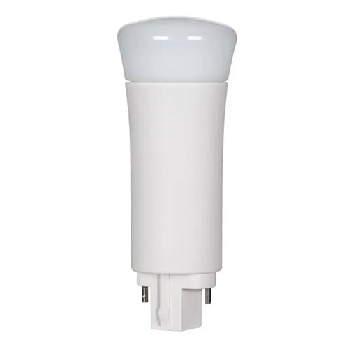 Satco S8535, PL 2-Pin LED, 9W, 120-277V, 2700K Warm White, 900 Lumens, G24d Base, Frost Finish, 10 Packs
