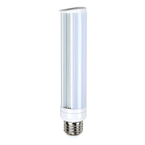 Satco S8755, PL LED, 8W, 120-277V, 2700K Warm White, 920 Lumens, Medium E26 Base, Frost Finish, 10 Packs