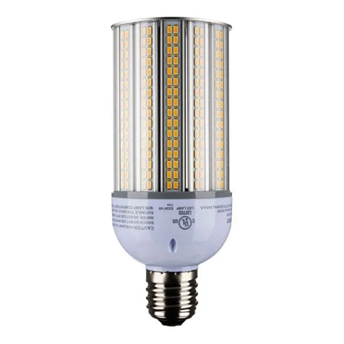 Satco S8908, LED Hi-lumen directional lamp, 30W, 120-277V, 3000K Warm White, 4300 Lumens, Mogul E39 Base, Clear Finish
