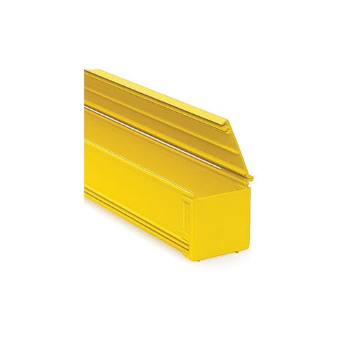 Leviton S8END-CAP, 4''x8'' End Cap (Requires End Slots), Yellow