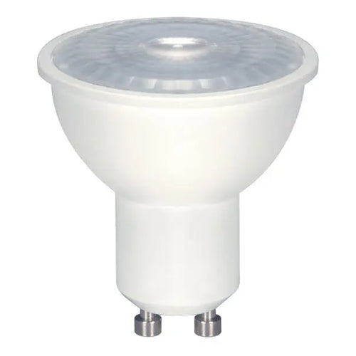 Satco S9381, MR16 LED, 4.5W, 120V, 5000K Natural Light, 360 Lumens, Bi Pin GU10 Base, White Finish