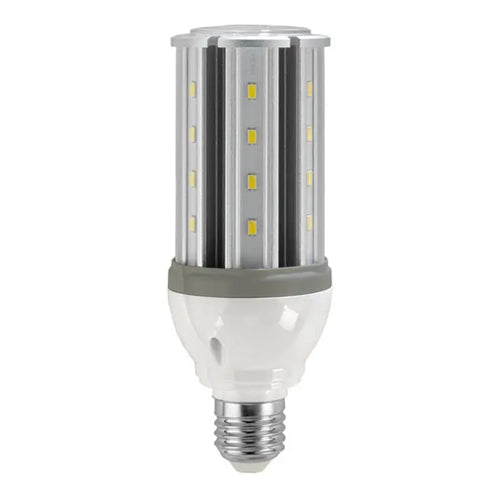 Satco S9753, LED HID Replacement, 10W, 12-24V, 5000K Natural Light, 1200 Lumens, Medium E26 Base, Clear Finish
