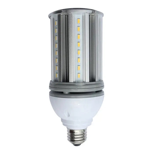Satco S9755, LED HID Replacement, 18W, 12-24V, 5000K Natural Light, 2160 Lumens, Medium E26 Base, Clear Finish