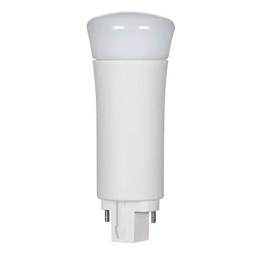 Satco S9862, PL 2-Pin LED, 9W, 3000K Warm White, 850 Lumens, G24d (2-Pin) Base, Frost Finish