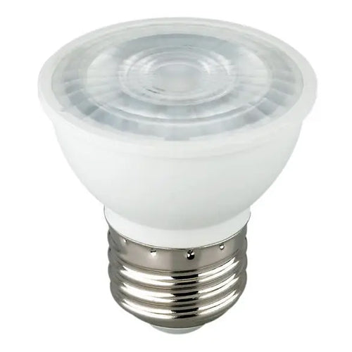 Satco S9983, MR16 LED, 6.5W, 120V, 5000K Natural Light, 500 Lumens, Medium E26 Base, White Finish, 12 Packs