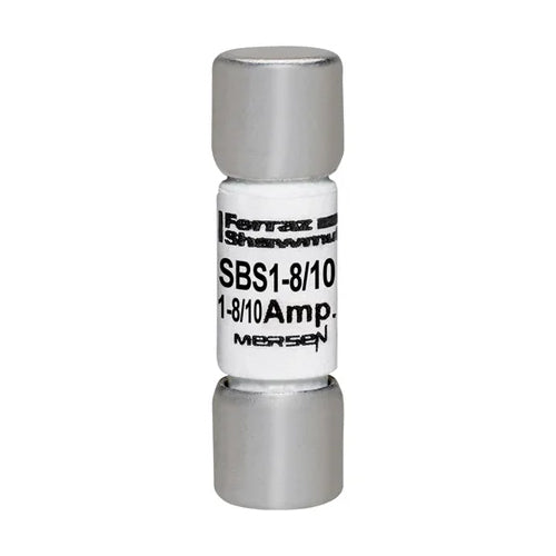 Mersen SBS1-8/10, SBS Midget Fast-Acting Ferrule Fuse, 600VAC, 1.8A