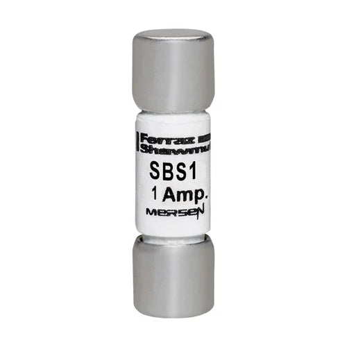 Mersen SBS1, SBS Midget Fast-Acting Ferrule Fuse, 600VAC, 1A