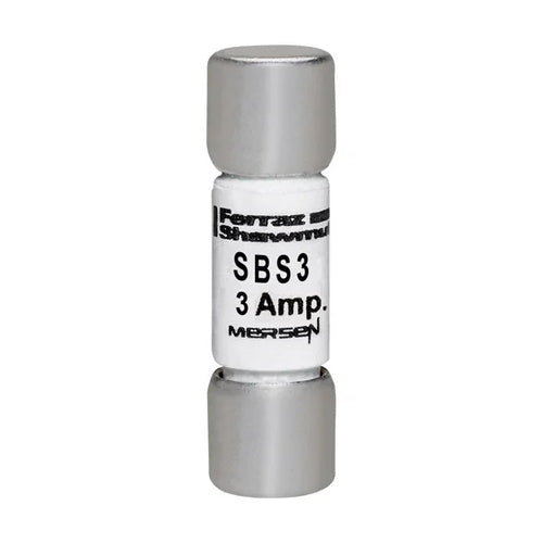 Mersen SBS3, SBS Midget Fast-Acting Ferrule Fuse, 600VAC, 3A