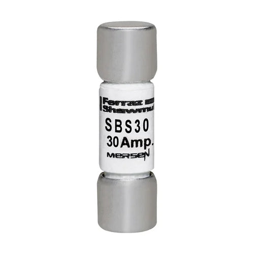 Mersen SBS30, SBS Midget Fast-Acting Ferrule Fuse, 600VAC, 30A