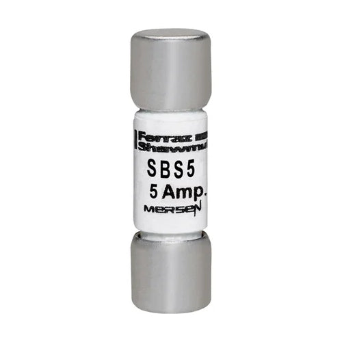 Mersen SBS5, SBS Midget Fast-Acting Ferrule Fuse, 600VAC, 5A