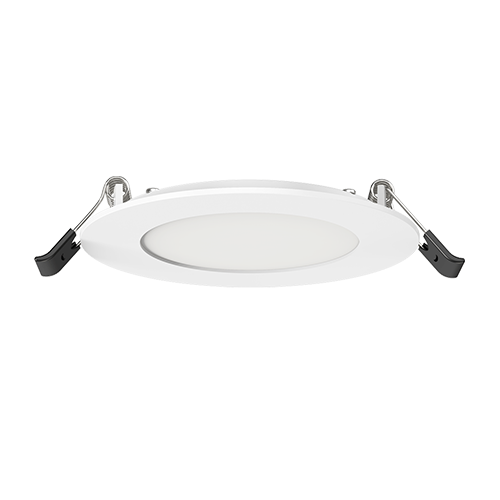 Lotus SC-DL09-D04H-A1-61RE-WH, Lotolite 4" Slim Round Panel LED 9W, 100-130VAC, 5CCT, 960-1030 Lumens, White Trim, Dimmable