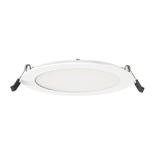 Lotus SC-DL12-D06H-A1-61RE-WH, Lotolite 6" Slim Round Panel LED 12W, 100-130VAC, 5CCT, 1330-1460 Lumens, White Trim, Dimmable