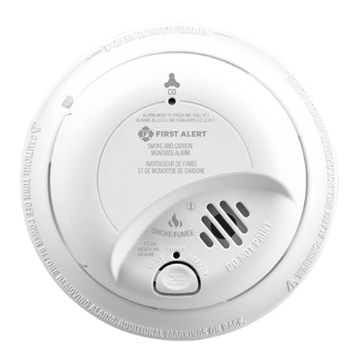 BRK SC9120LBLA, 120V Combination Smoke & Carbon Monoxide Alarm with 10-Year Locked Lithium Battery Backup
