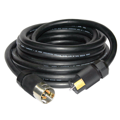 Hubbell SCB50, 50A Cord Set - 50 ft. Cable (Input/Output)