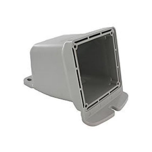 Techspan SCMBB02, Back Box with Grounding Plate, Size 2 (Medium), 1-1/4'' HUB, For 63/60A Receptacle and 16/20A-32/30A-63/60A Inlets, 75 Cubic Inch Capacity