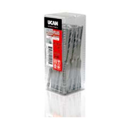 UCAN SDU 126B, ULTRAPLUS ® Premium 4-Cutter SDS Plus Bit, 0.5'' Diameter x 6.25'' Length, Fast Drilling, Contractor Packs