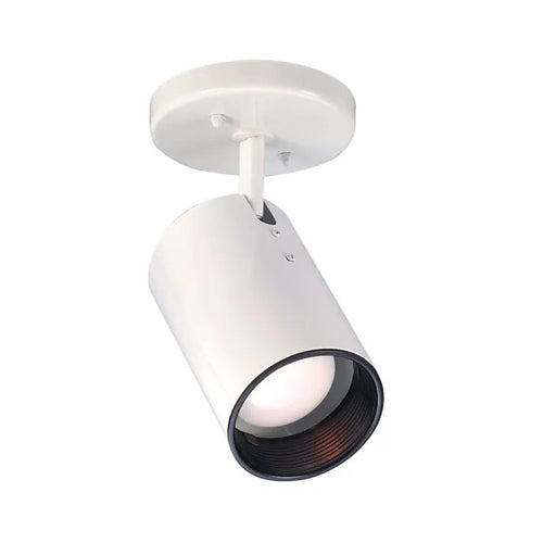 Satco SF76-412, 1 Light, R20 Straight Cylinder, 50W, 120V, Medium Base, White Finish