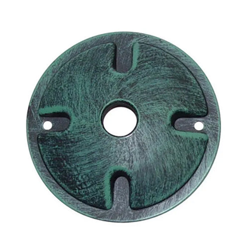 Satco SF76-667, 1 Light Die Cast Mounting Plate, Antique Verdigris Finish