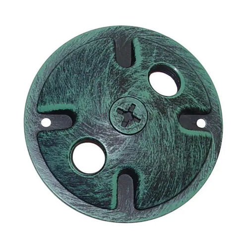 Satco SF76-668, 2 Light Die Cast Mounting Plate, Antique Verdigris Finish