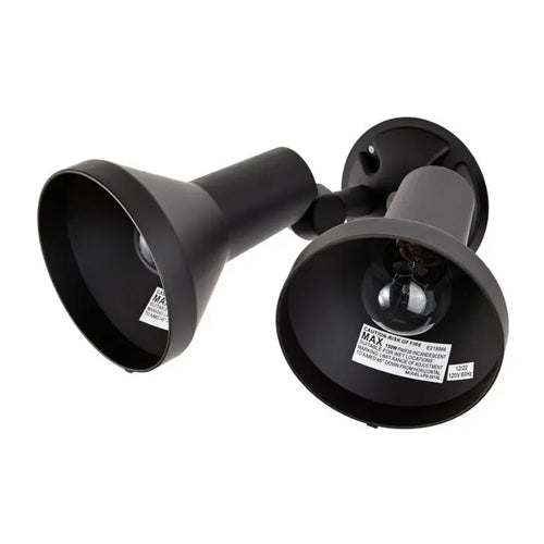 Satco SF77-495, 2 Light, 15" Flood Light, Exterior, PAR38 with Adjustable Swivel, 150W, Medium Base, Bronze Finish