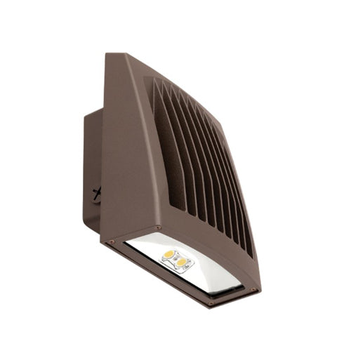 Current SG1-10-4K-PCU, Sling Small Wallpack, 11W, 4000K Cool White, FWD Throw, 1424 Lumens, 120-277V, Dark Bronze, Universal Button Photocontrol with Cover